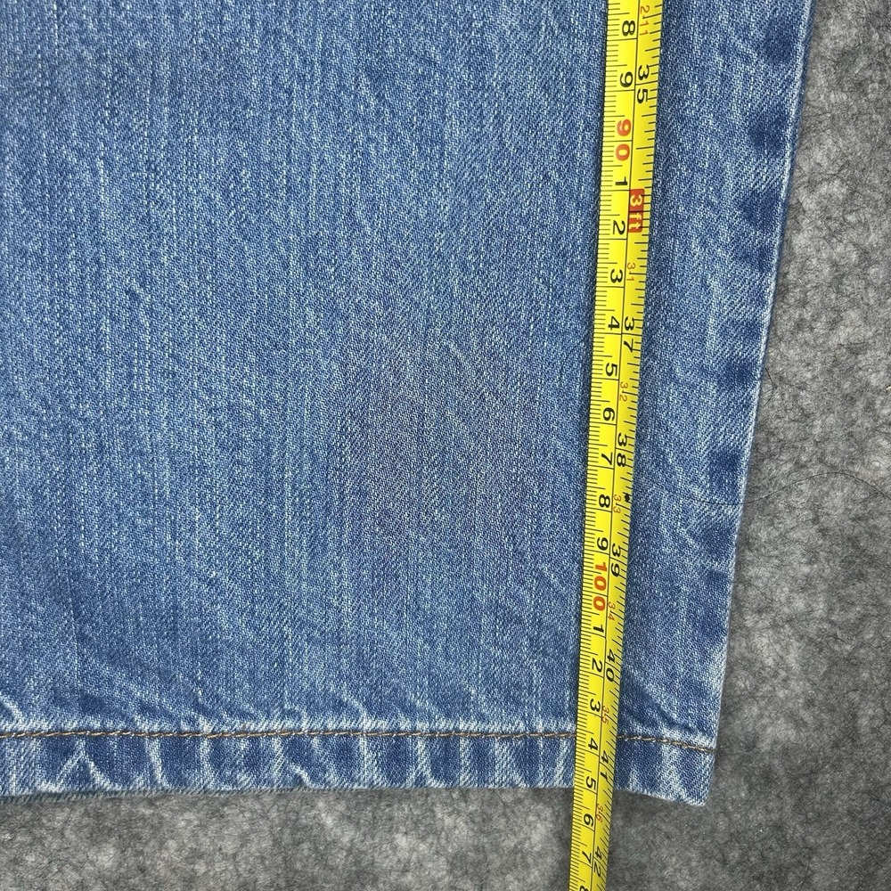 Carhartt Mens 34x32 Relax Straight Fit Light Blue Wash Denim Jeans BD5119-M - Picture 6 of 16
